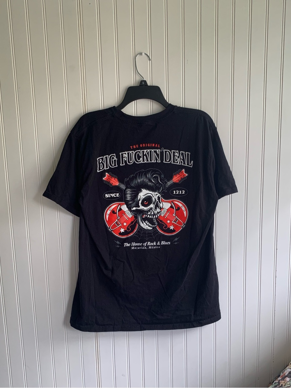 Black Graphic Short-Sleeve Tee